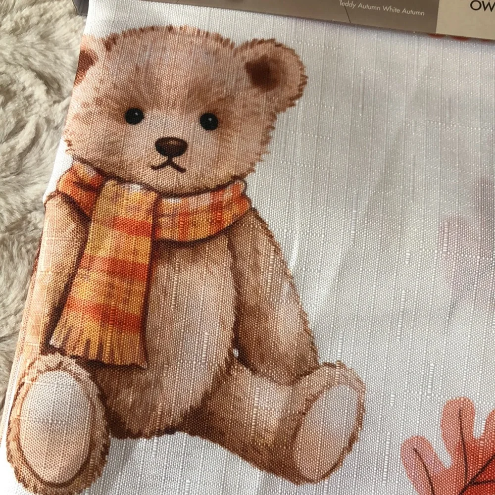 CH Style Teddy Bears and Pumpkins Shower Curtain